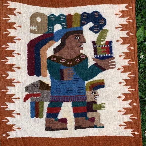 Wool tapestry handmade Mexico - Picture 1 of 13